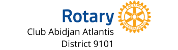 Logo du Rotary Club Abidjan Atlantis